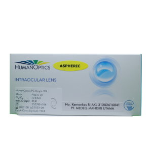 aA Aspheric anterior surface